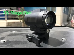 3X Magnifier untuk Holographic Vision dan Red Dot Sight Scope Hunting Taktis Optics 1000G Shockproof