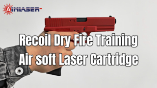 Kartrid Laser Moncong Getaran Airsoft Pelatihan Kebakaran Kering Mundur