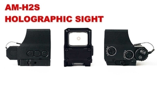 AM-H2S Holographic Vision Night Vision Kompatibel tombol samping 1200 Shockproof IP68 Waterproof