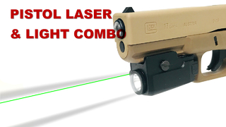 AM-LS01 Pistol Laser Sight + Kombo Cahaya Taktis