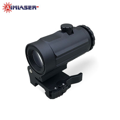 AM-M4 Taktis 3X Magnifier dengan Quick-Release Flip-to-Side Mount untuk Red Dot dan Holographic Sights