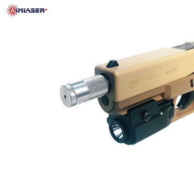 Vibration Muzzle Red/IR Laser Trainer Cartridge untuk EBB dan GBB Airsoft Pistol Recoil Dry Fire Training