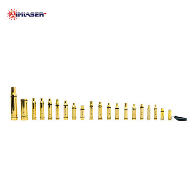 Laser Bore Sight untuk Senapan, Pistol & Shotgun, Kartrid Laser Merah Akurasi Tinggi dengan Pilihan Kaliber Ganda